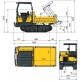 Yanmar C30R-3 vikšrinis transporteris